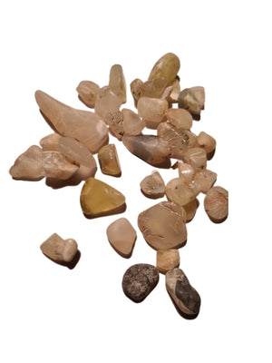 Prehnite Partly Tumbled Gems 100gm