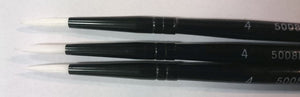 Paint Brushes Round Size 00 Small - High Quality for Soap Paints, Watercolour