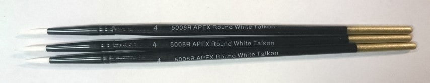 Paint Brushes Round Size 00 Small - High Quality for Soap Paints, Watercolour