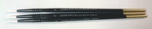 Paint Brushes Round Size 00 Small - High Quality for Soap Paints, Watercolour