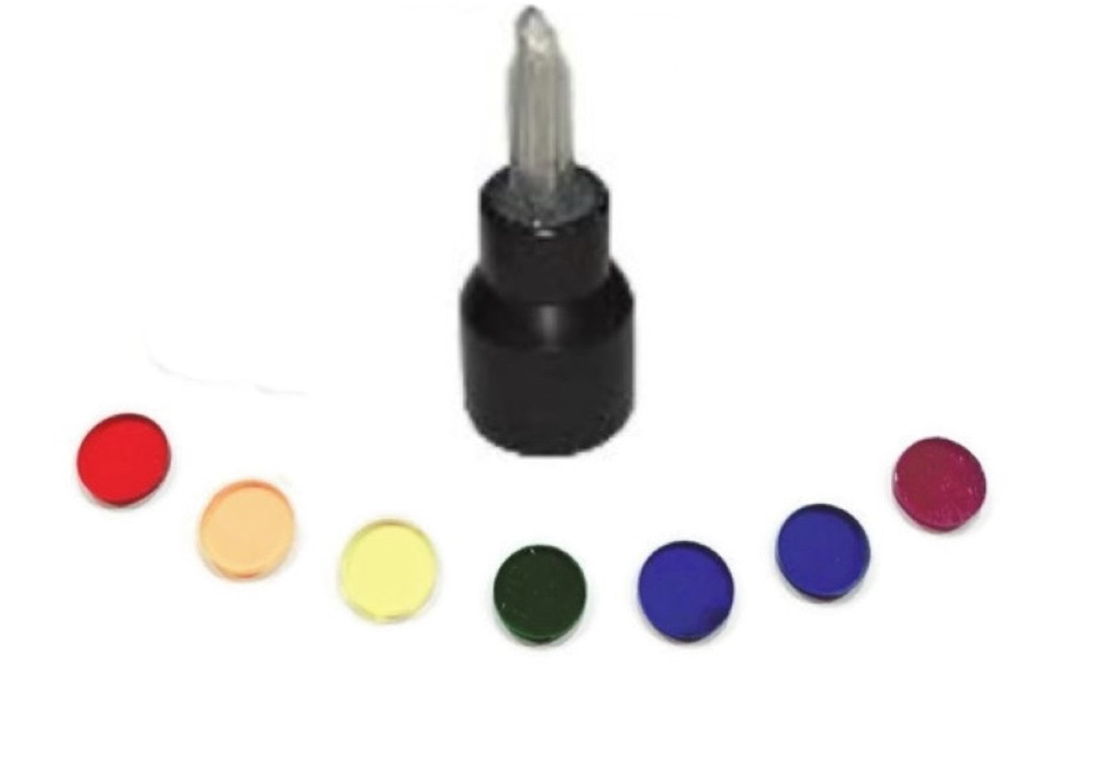 Crystal Light Balancing Torch, colour Discs, Tip REPLACEMENTS, MAGLIGHT GLOBES