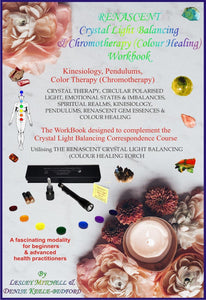 Crystal Light Balancing Colour Therapy Book on CD disc