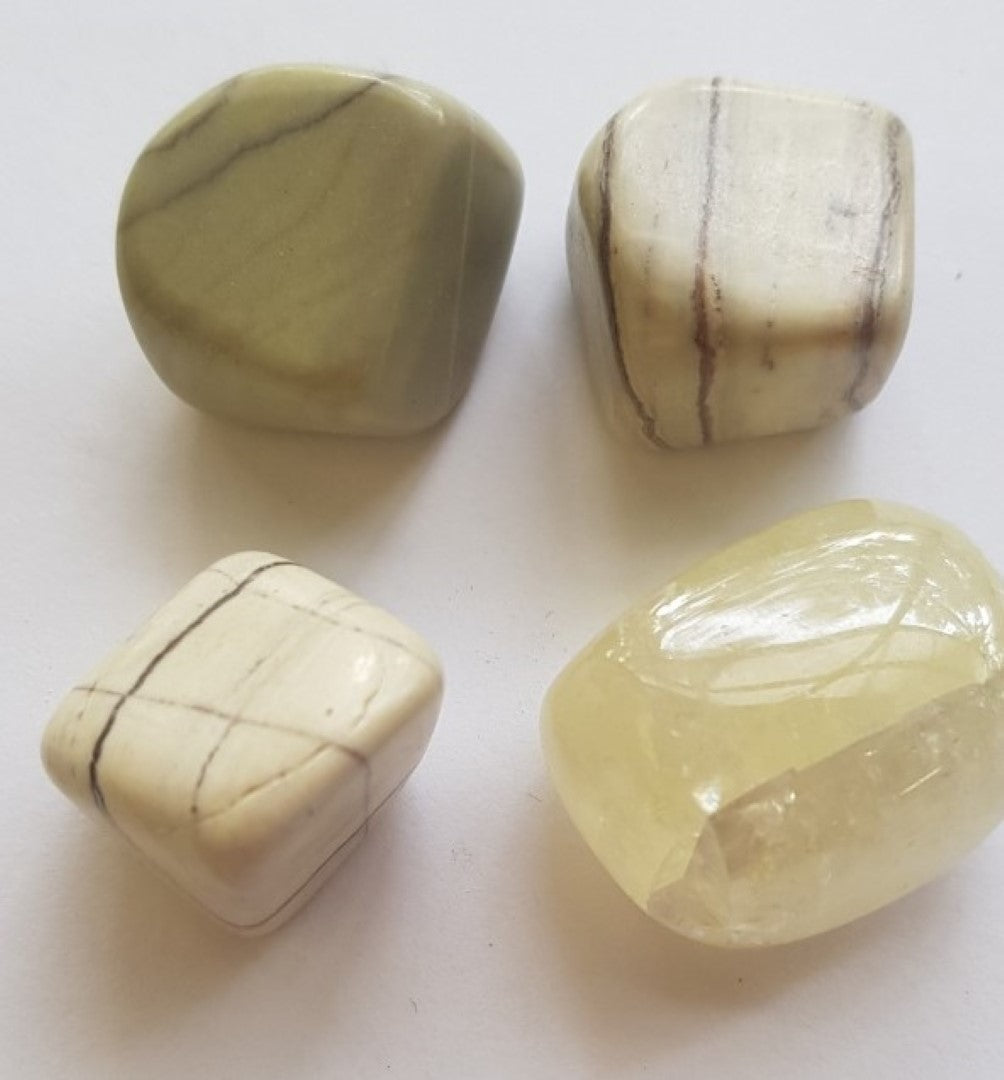 Citron Calcite Tumbled Polished Gemstone Specimen