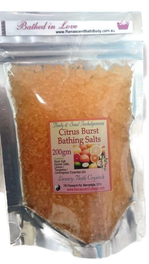 Bathing Crystals / Salts: Citrus Burst
