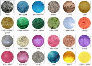 1-5gm Pkts Mica Cosmetic Grade Superfine Colourant, Shimmer