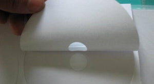 DVD / CD Label Adhesive Gloss WHITE Printable Sticker Paper, Inkjet or Laser