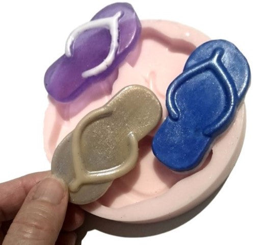 Flip Flop Mini / Thong (3 Cavity) Silicone Mould