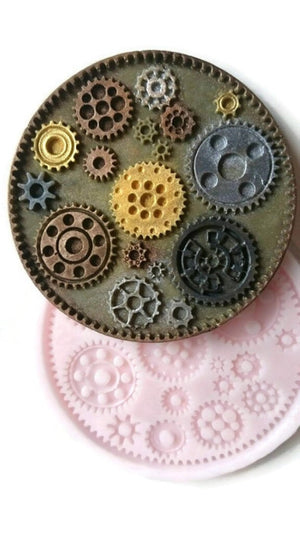 Gears and Cogs Silicone Mould
