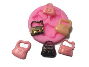 Handbags Mini (3 cavities) Silicone Mould
