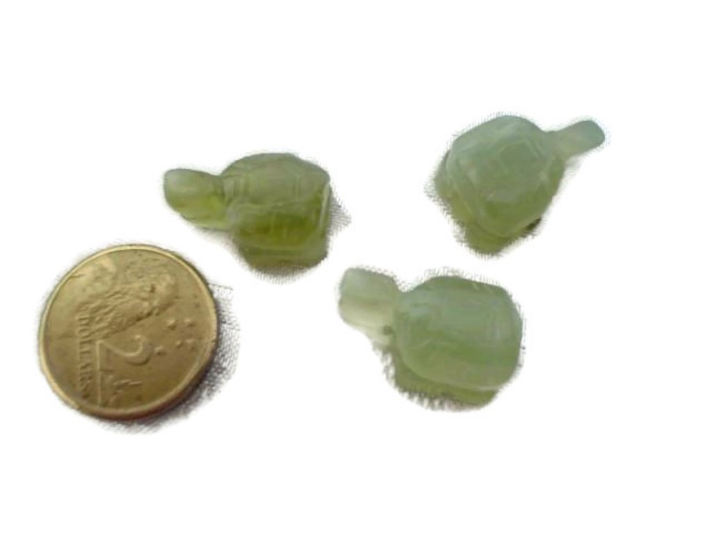 3 JADE TURTLES