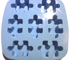 Jigsaw Puzzle Piece Silicone Soap Tray Mould (7 Cavities)