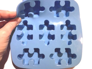 Jigsaw Puzzle Piece Silicone Soap Tray Mould (7 Cavities)