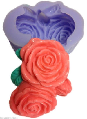Rose Twin Silicone Mould