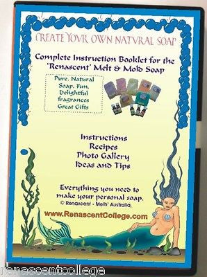 Soap Art Book on Disc for Melt+Pour soaps, recipes, ideas!