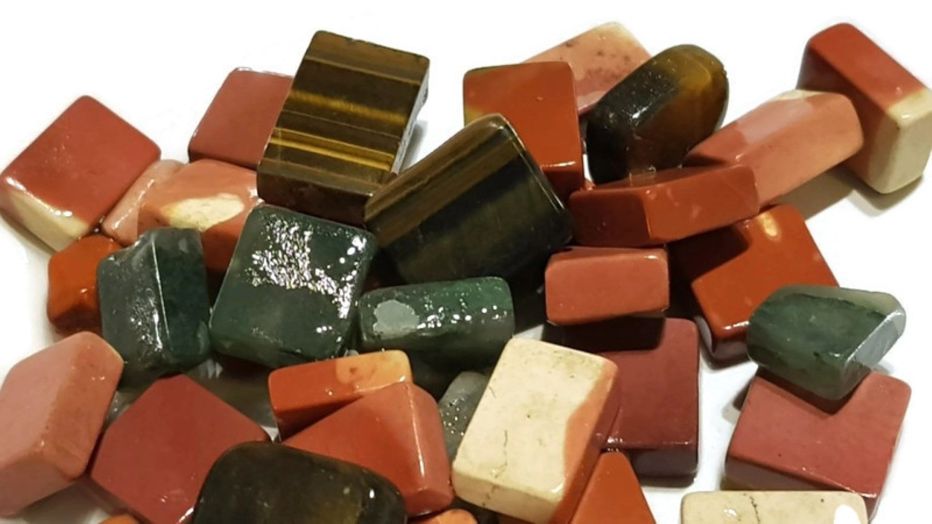 Mookaite Cubes or Tumbles Best Quality Partly polished
