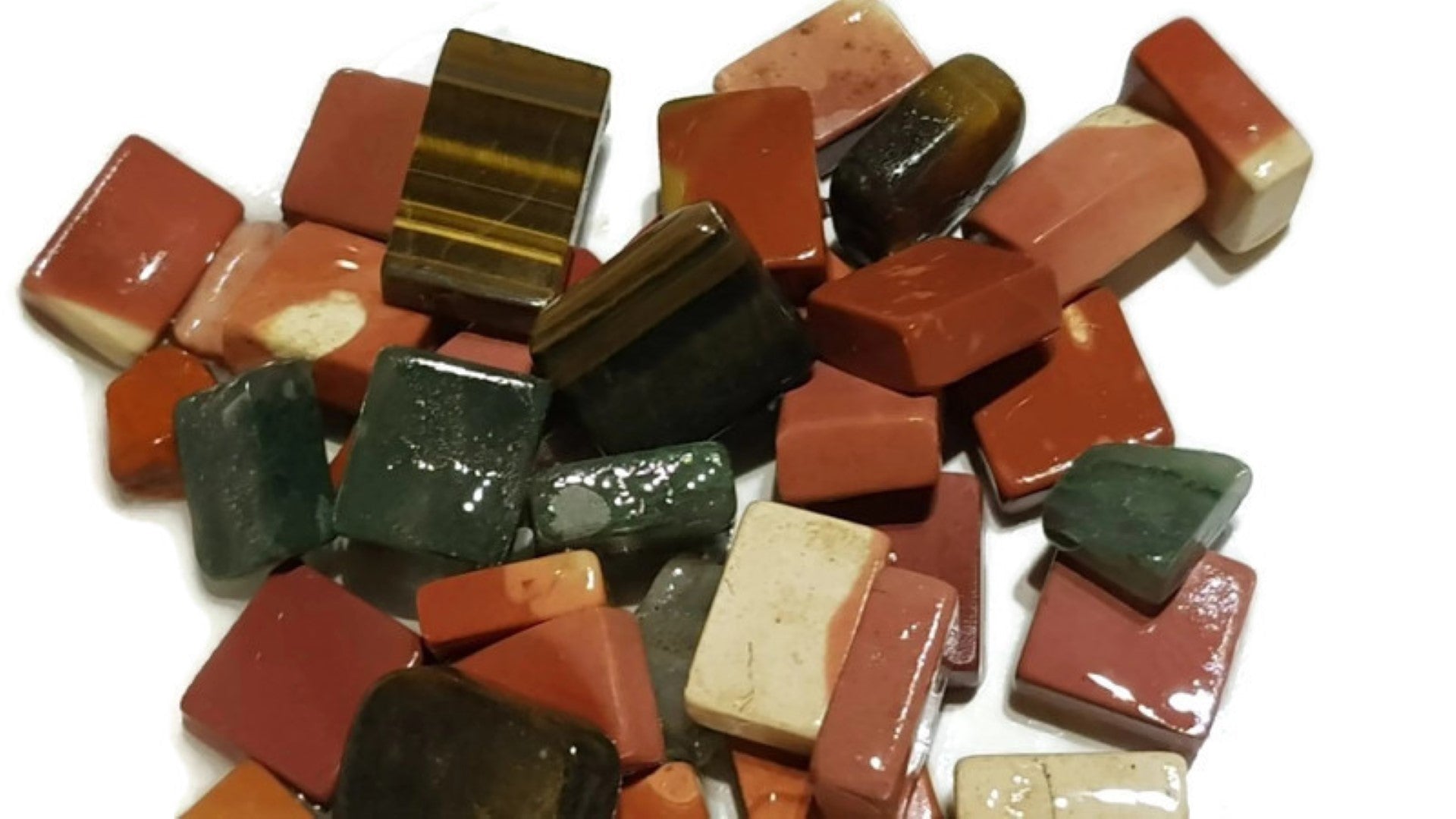 Mookaite Cubes or Tumbles Best Quality Partly polished