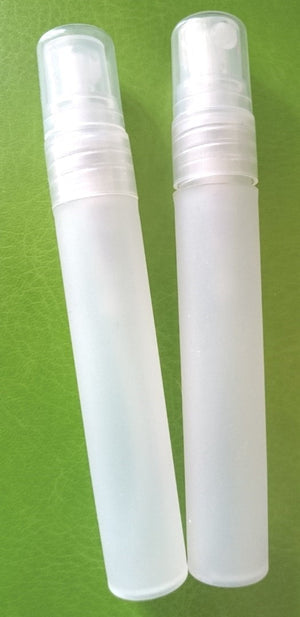 Perfume Spray Atomiser + Cap 8ml White Rainbow Chakra - set of 7