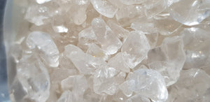 Quartz Crystal Clear Tumbled Polished Gemstone Specimen 100-500gms