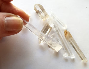 Quartz Crystals Points Gemstone Crystals x 10