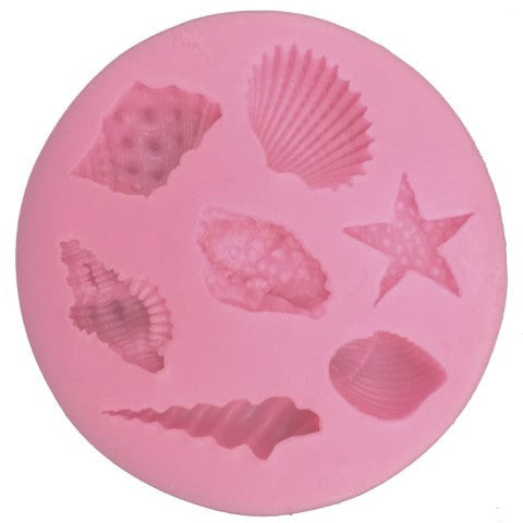 Seashell/Creatures (7 Cavity) Mini Silicone Mould