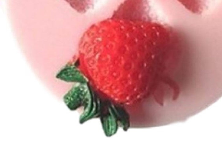 Strawberry Mini (3 Cavity) Silicone Mould