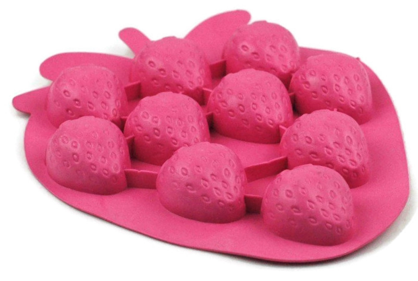 Strawberry (10 Cavity) Guest Soap Silicone Mould