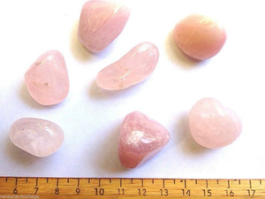 Tumbled Rose Quartz Gemstones