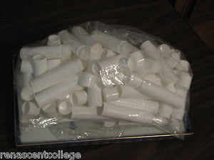 WHITE Twist up Lip stick / balm tubes
