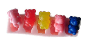Teddies (5 cavities) Silicone Mould