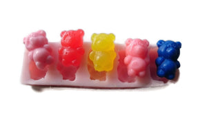 Teddies (5 cavities) Silicone Mould