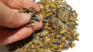 Tiger Eye Rough Gemstone Chips x 100gm