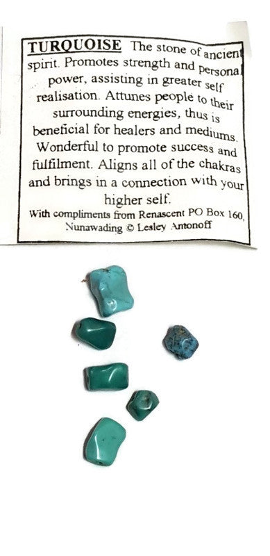 Turquoise Tiny Tumbled Polished Gemstones