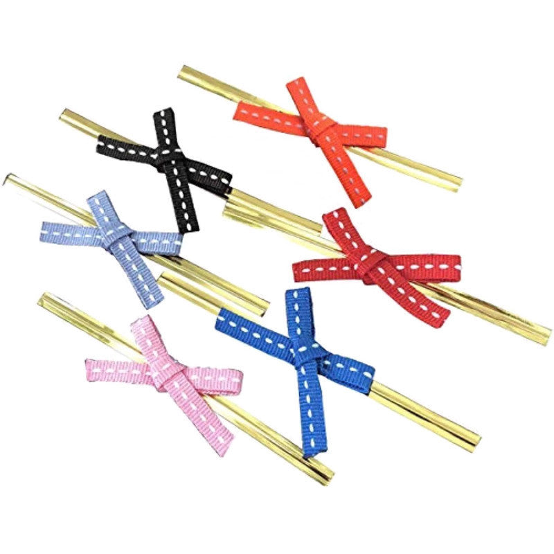 Ribbon Twist Tie Bows