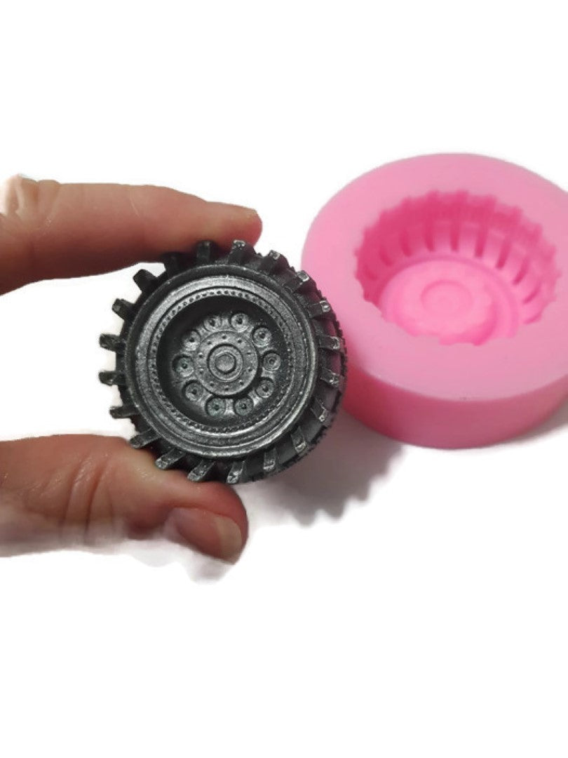 Wheel Tyre Silicone Mould (Middle Sized)