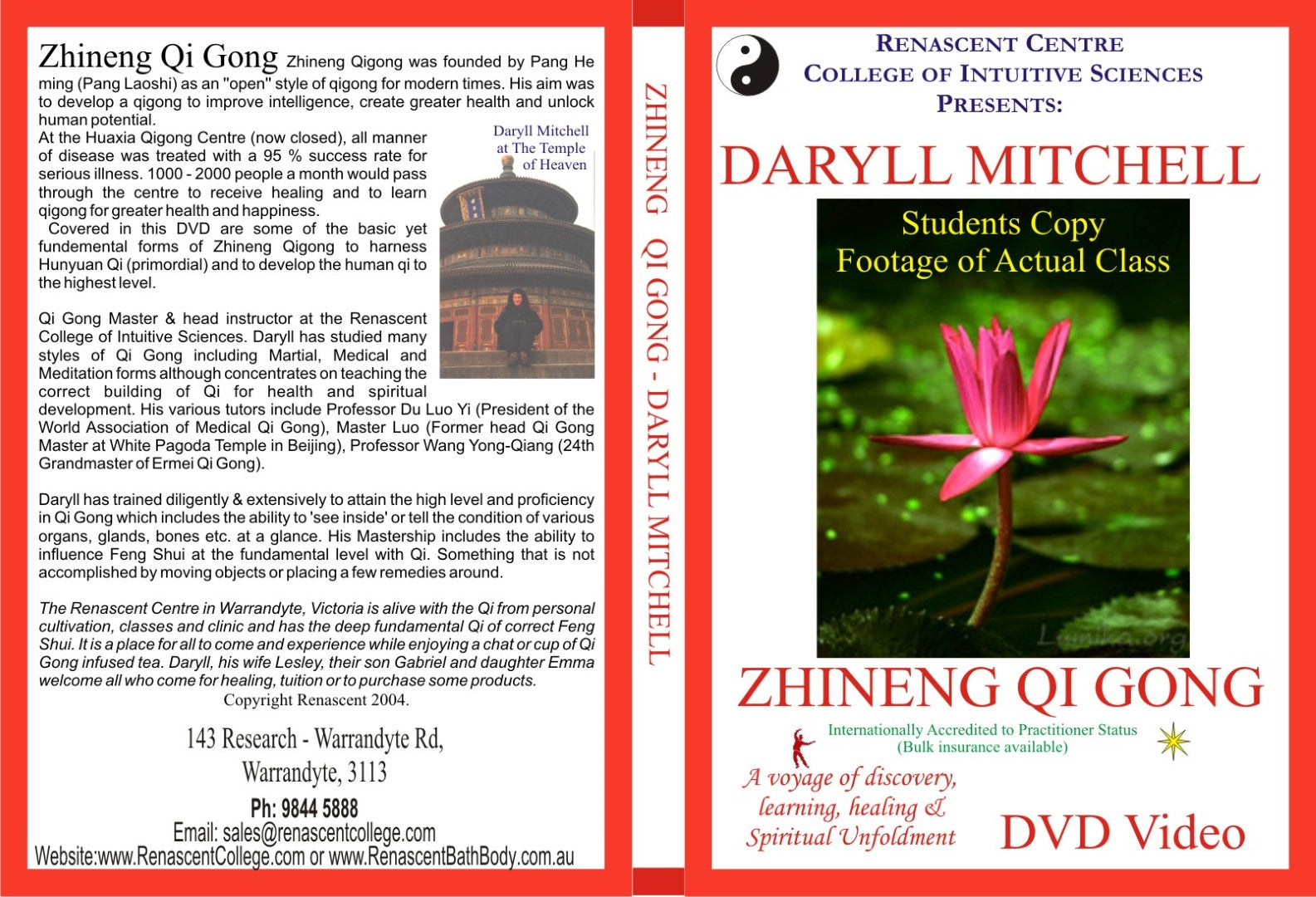 Qi Gong - Zhineng - Practice DVD