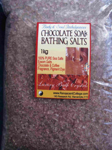 Bathing Crystals / Salts: Chocolate Indulgence