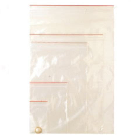 Self Seal Clear Zip Lock Plastic Bags 8x9 (A5)