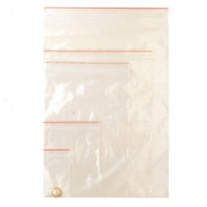 Self Seal Clear Zip Lock Plastic Bags 3x4in /75 x 100mm x 100