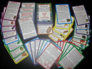 GEM AND CRYSTAL HEALING TAROT DECK + DESCRIPTION CARDS